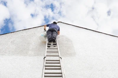 Peinture extérieure à Notre-Dame-de-l'Osier — façades et ravalement